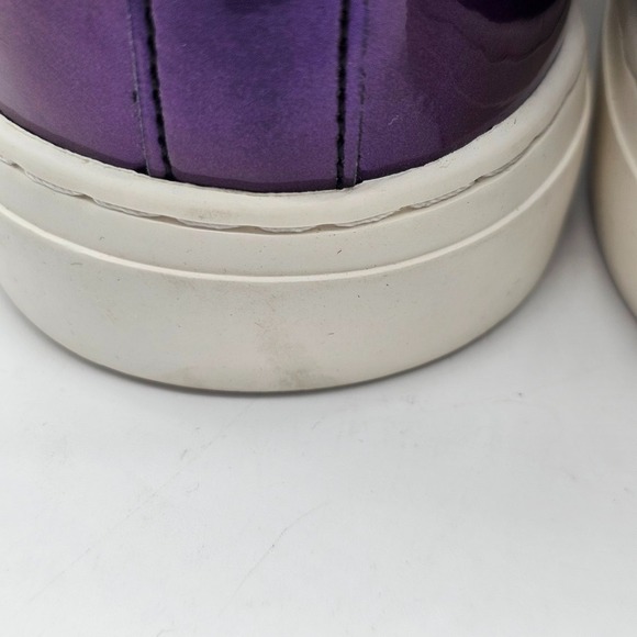 Mens Encore Sneakers by Aurelio Garcia Metallic Purple Size 8 main image 12